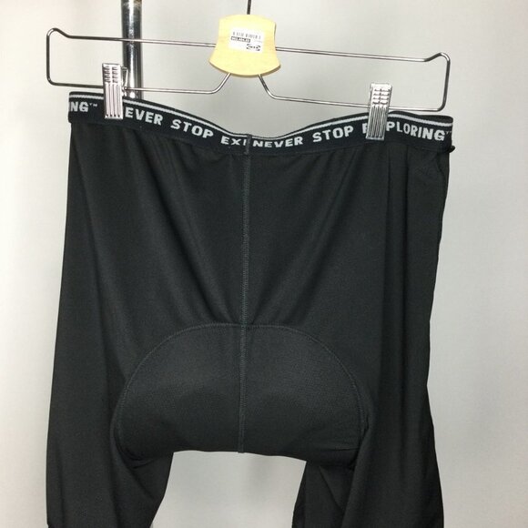 The North Face Biker Shorts Men's Medium Black Padded Liner Never Stop Exploring - Picture 5 of 7